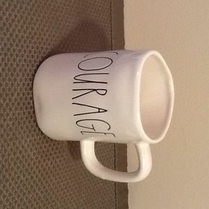 Large Letter Rae Dunn "COURAGE " mug